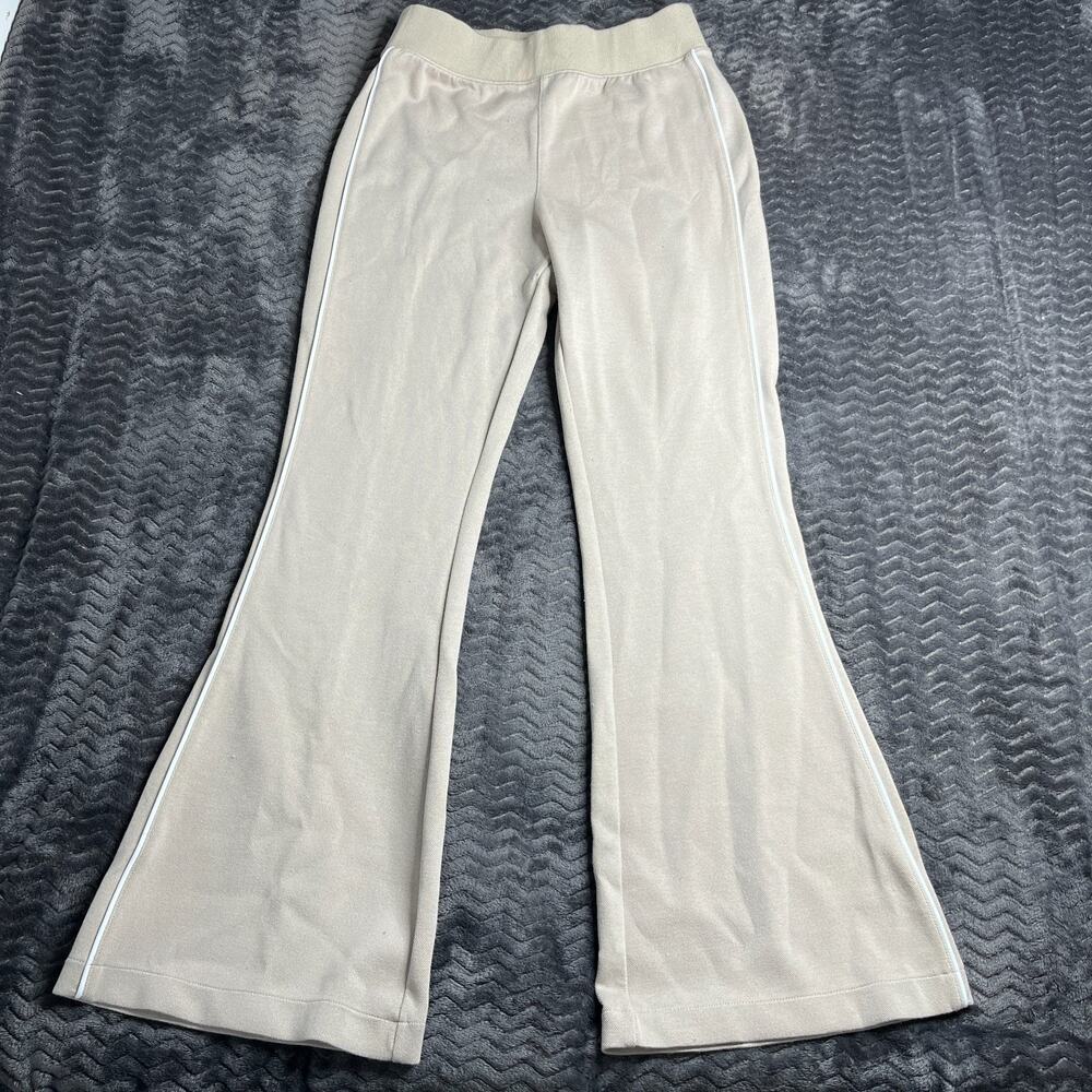 SPANX Pants Womens Medium Tan Airpique Flare Track Pant Comfort